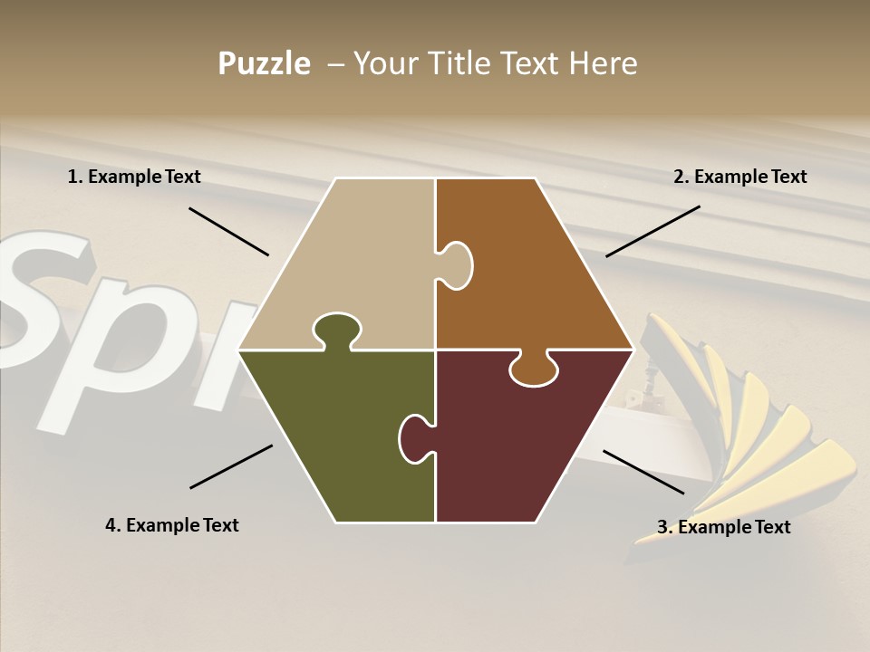 White Exterior High PowerPoint Template