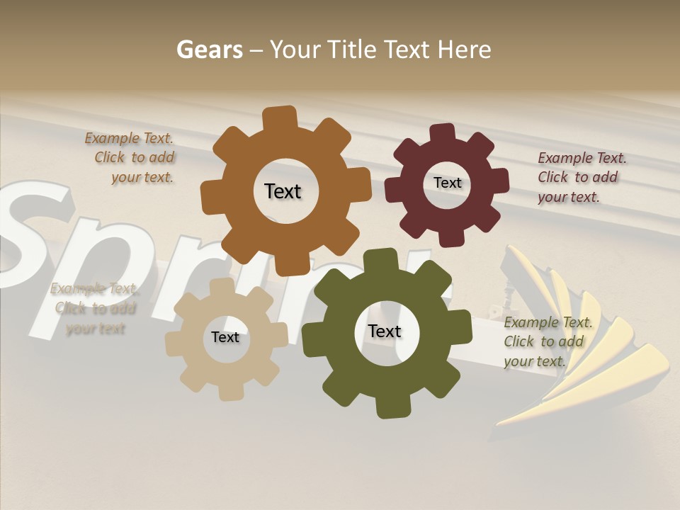 White Exterior High PowerPoint Template