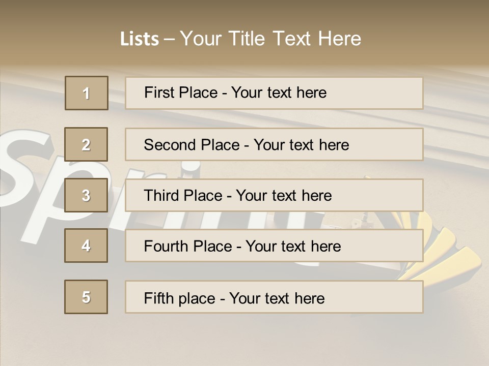 White Exterior High PowerPoint Template