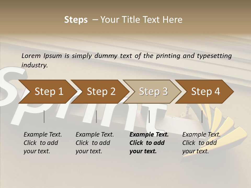 White Exterior High PowerPoint Template