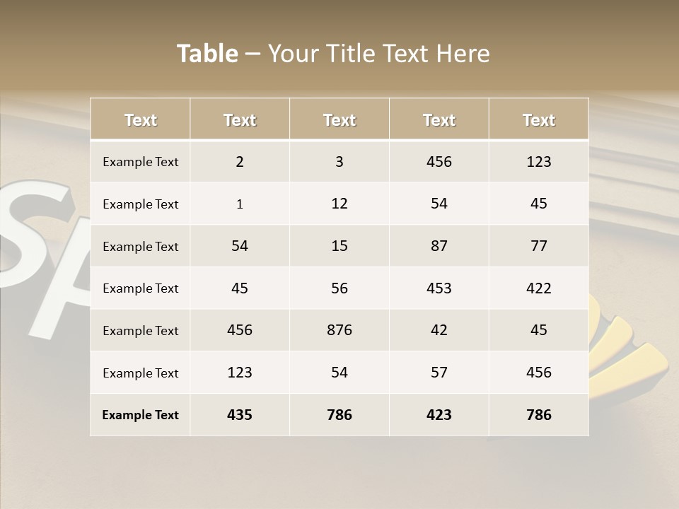 White Exterior High PowerPoint Template