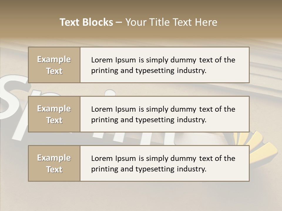 White Exterior High PowerPoint Template