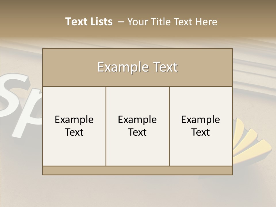 White Exterior High PowerPoint Template