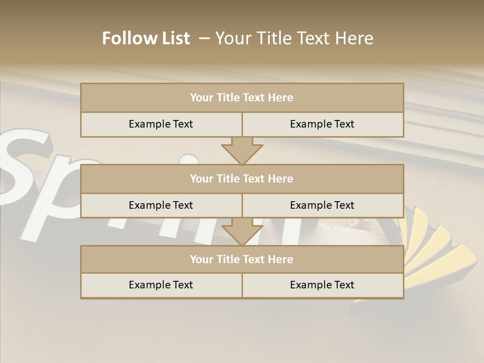 White Exterior High PowerPoint Template