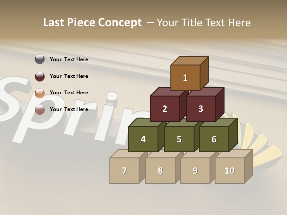 White Exterior High PowerPoint Template