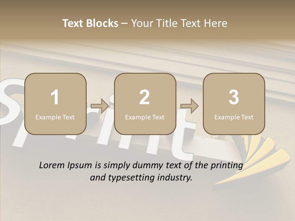 White Exterior High PowerPoint Template