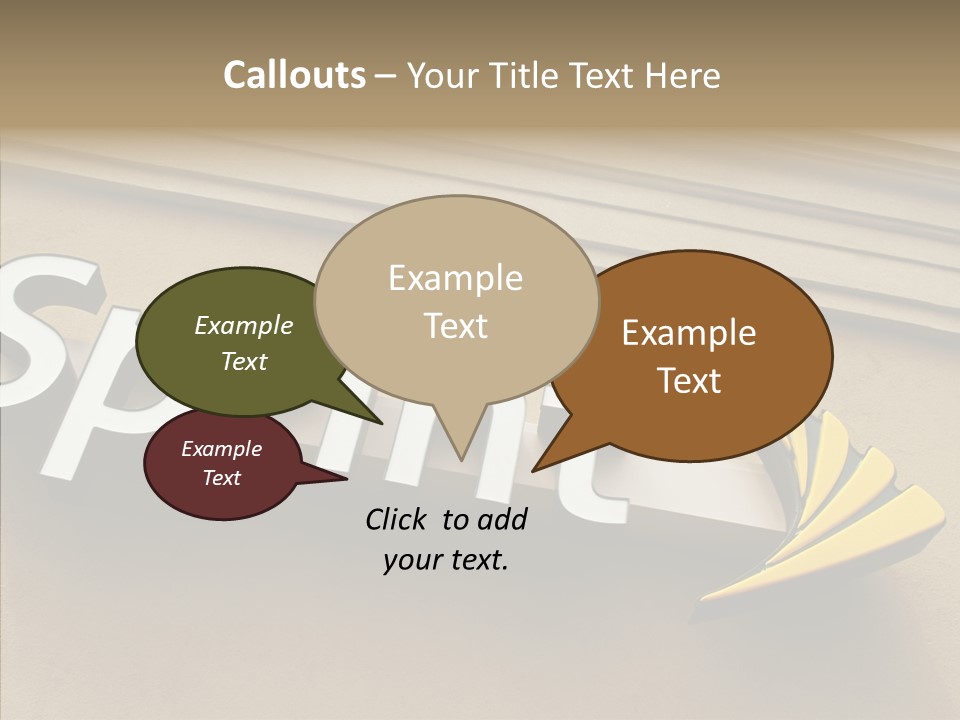 White Exterior High PowerPoint Template