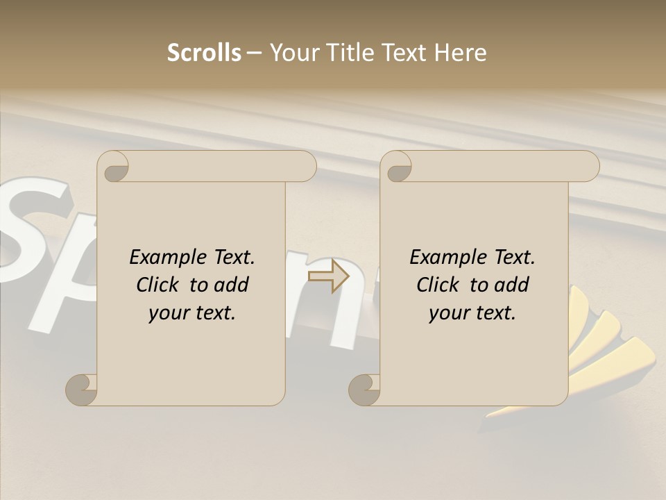 White Exterior High PowerPoint Template