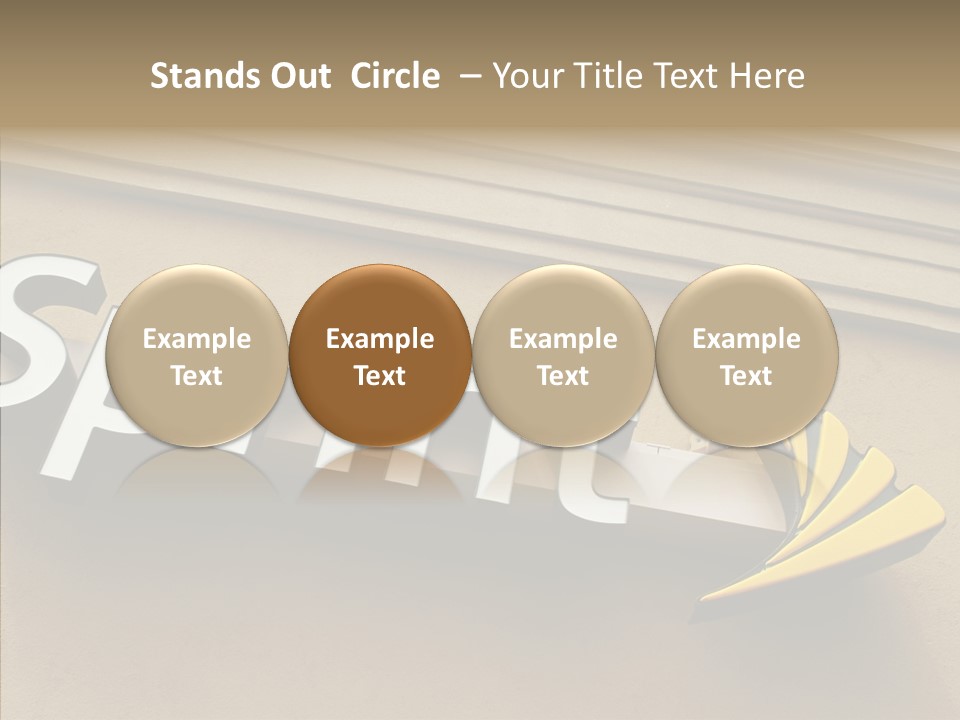 White Exterior High PowerPoint Template