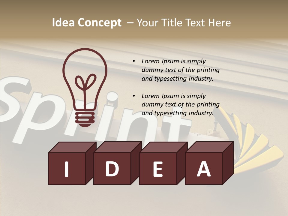 White Exterior High PowerPoint Template