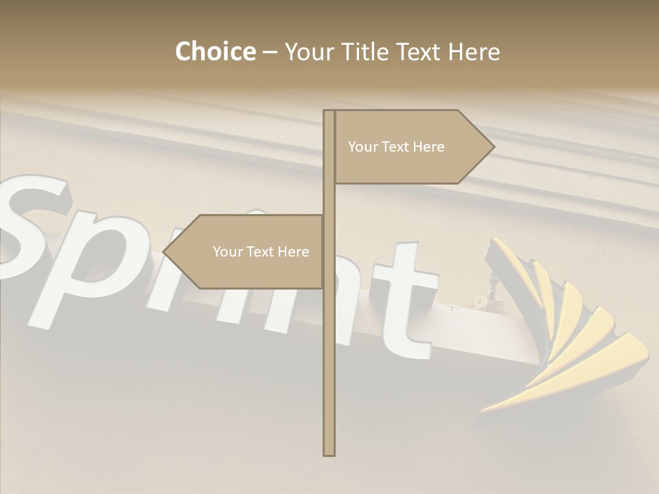 White Exterior High PowerPoint Template