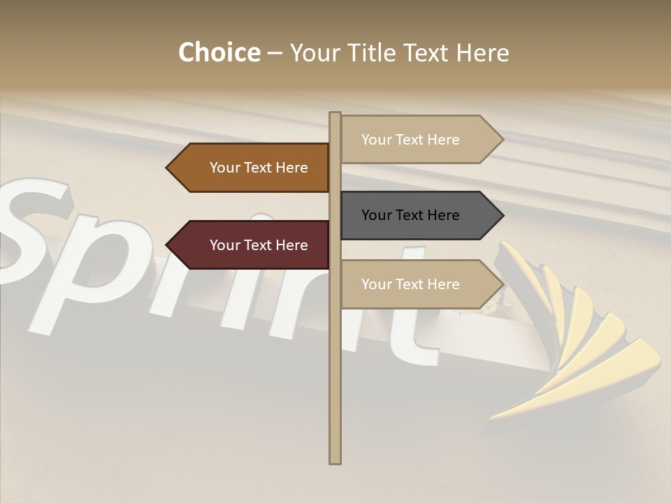 White Exterior High PowerPoint Template