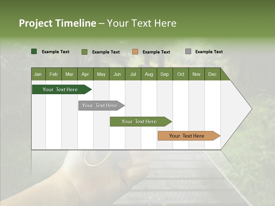 Paths Concept North PowerPoint Template
