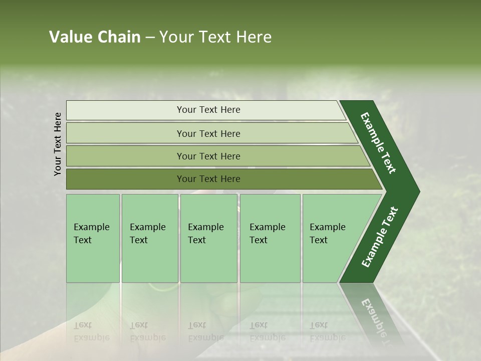 Paths Concept North PowerPoint Template