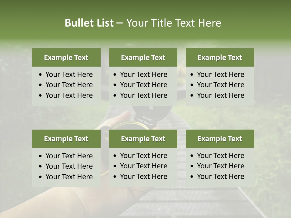 Paths Concept North PowerPoint Template