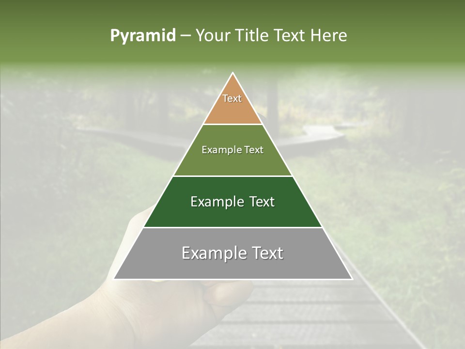 Paths Concept North PowerPoint Template