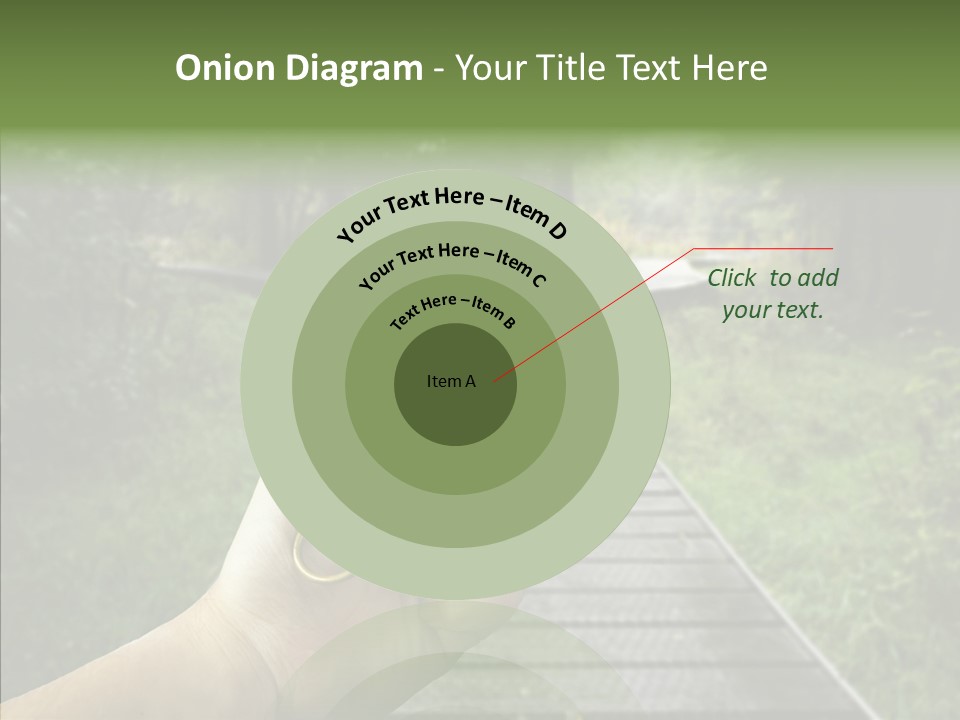 Paths Concept North PowerPoint Template