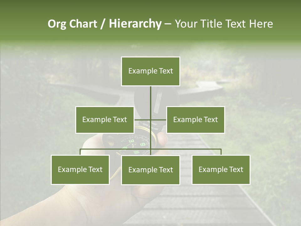 Paths Concept North PowerPoint Template