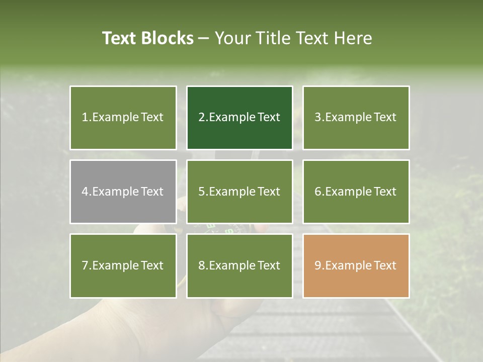 Paths Concept North PowerPoint Template