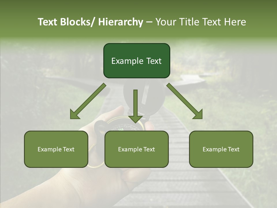 Paths Concept North PowerPoint Template