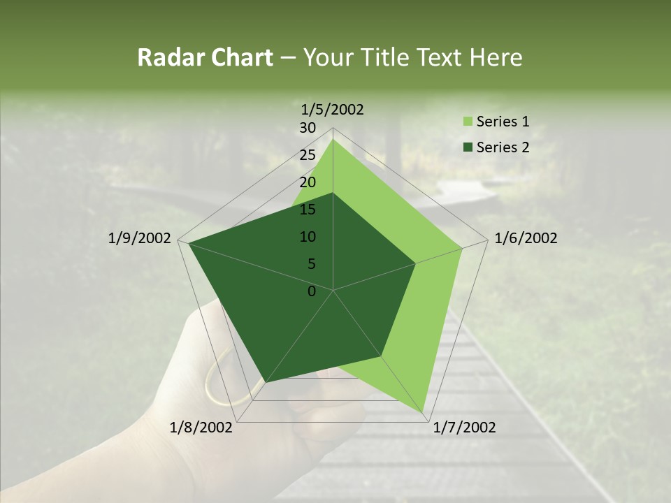 Paths Concept North PowerPoint Template