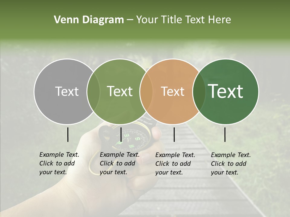 Paths Concept North PowerPoint Template