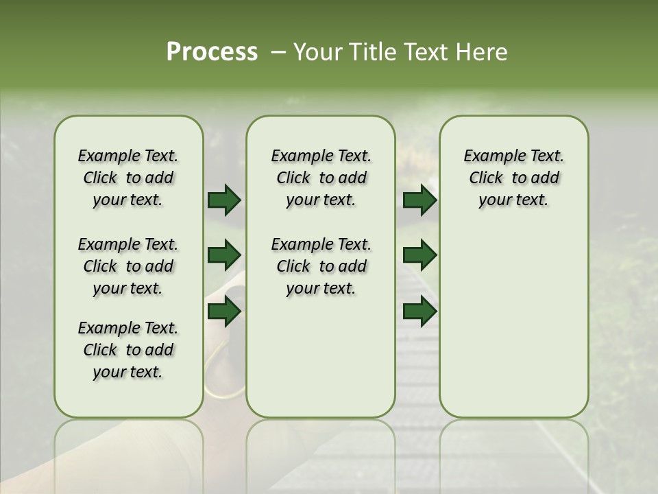 Paths Concept North PowerPoint Template