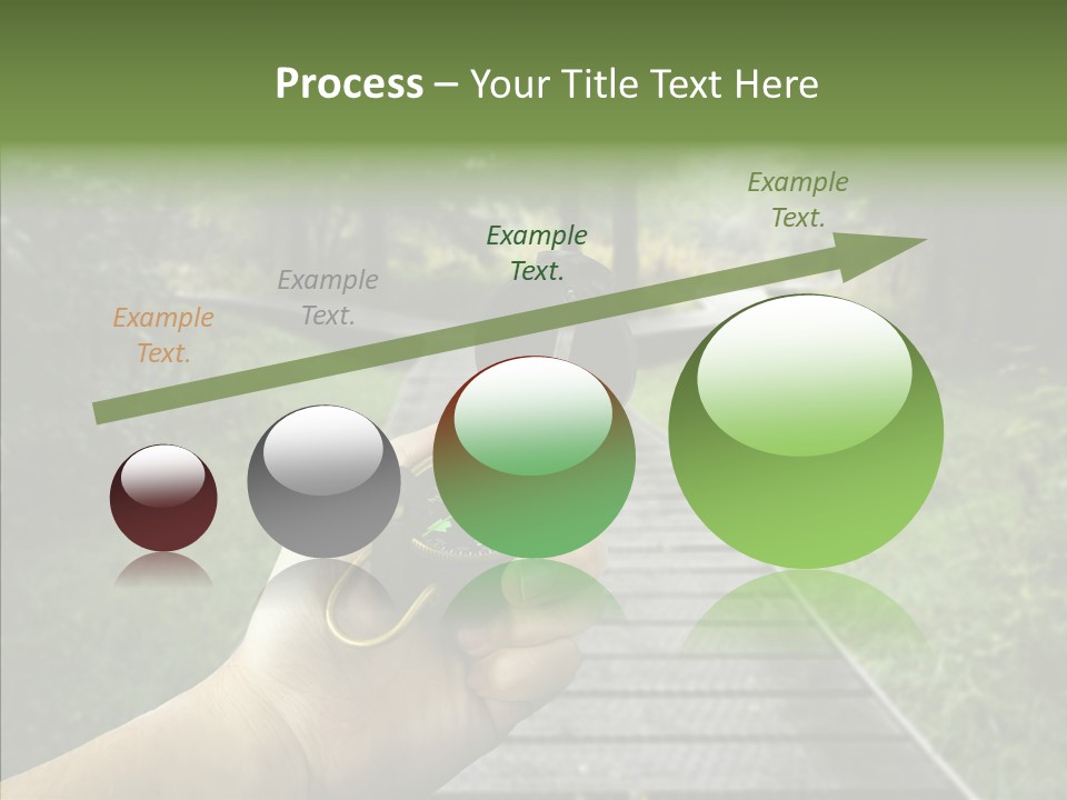Paths Concept North PowerPoint Template