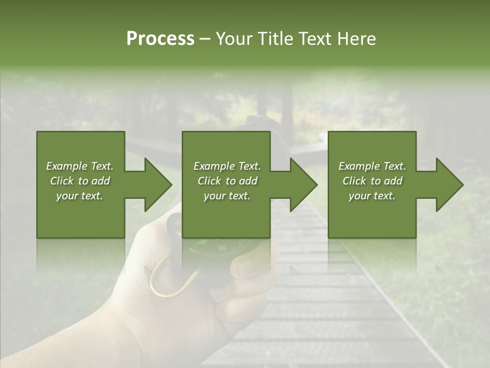 Paths Concept North PowerPoint Template
