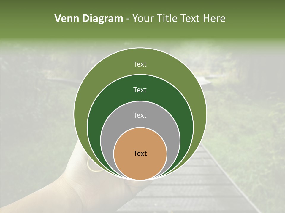 Paths Concept North PowerPoint Template