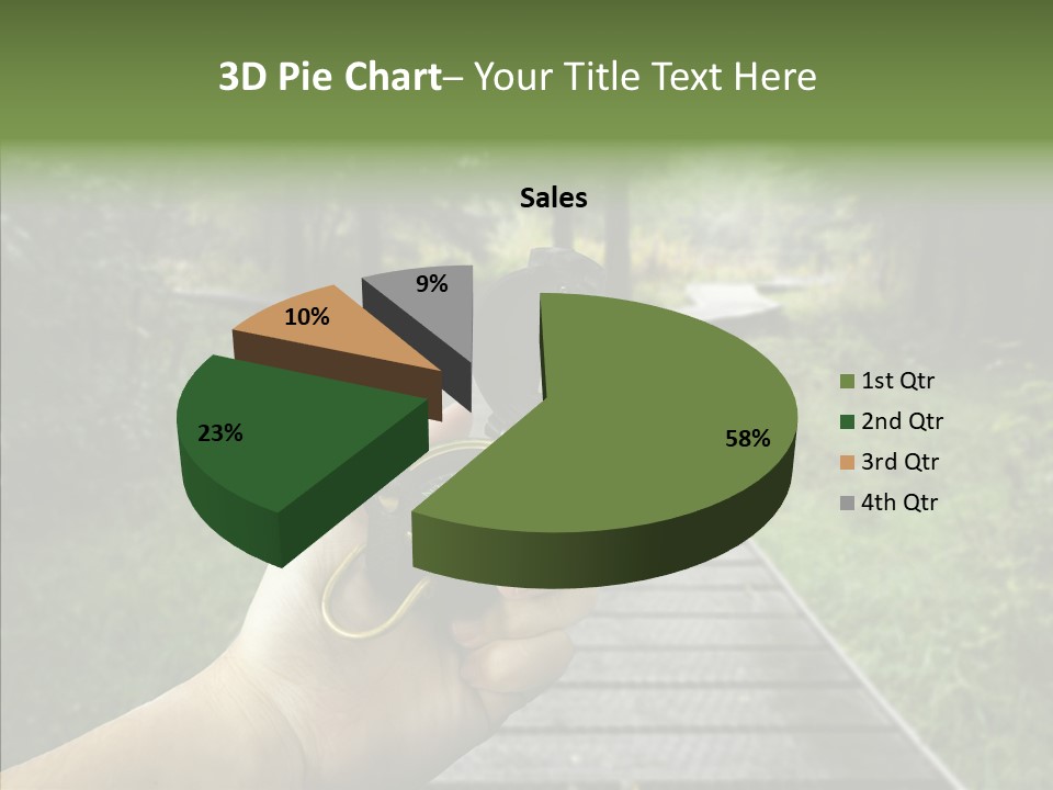 Paths Concept North PowerPoint Template
