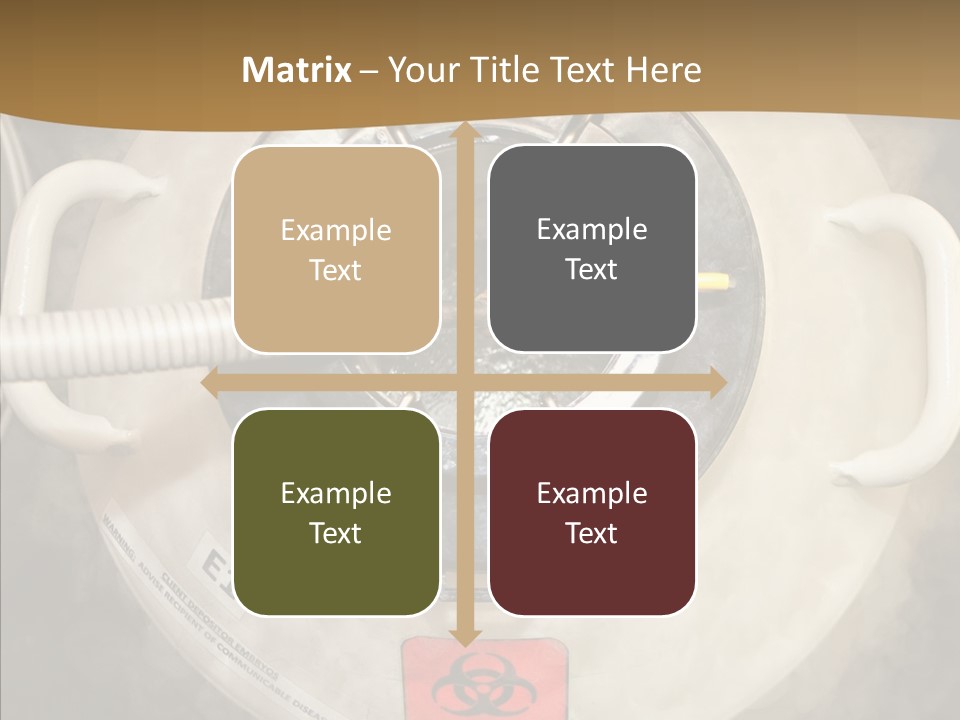 Female Science Clinic PowerPoint Template