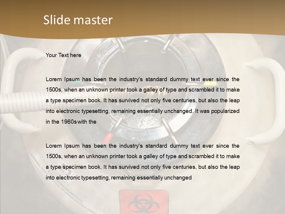 Female Science Clinic PowerPoint Template