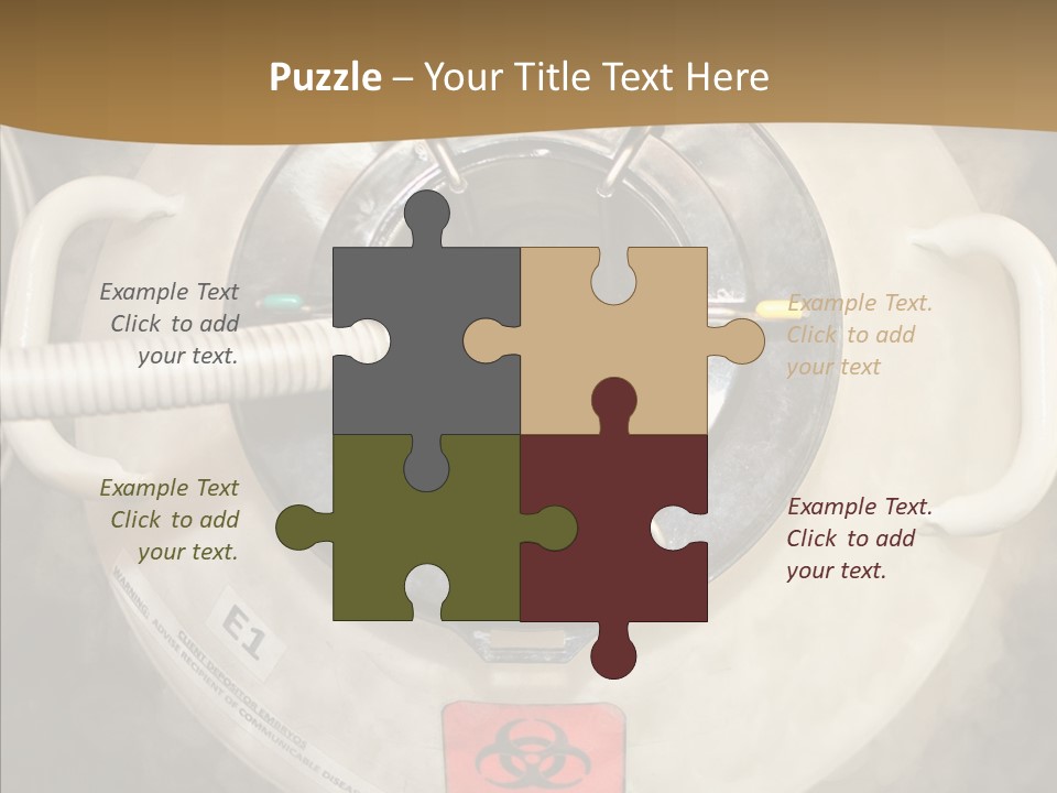 Female Science Clinic PowerPoint Template