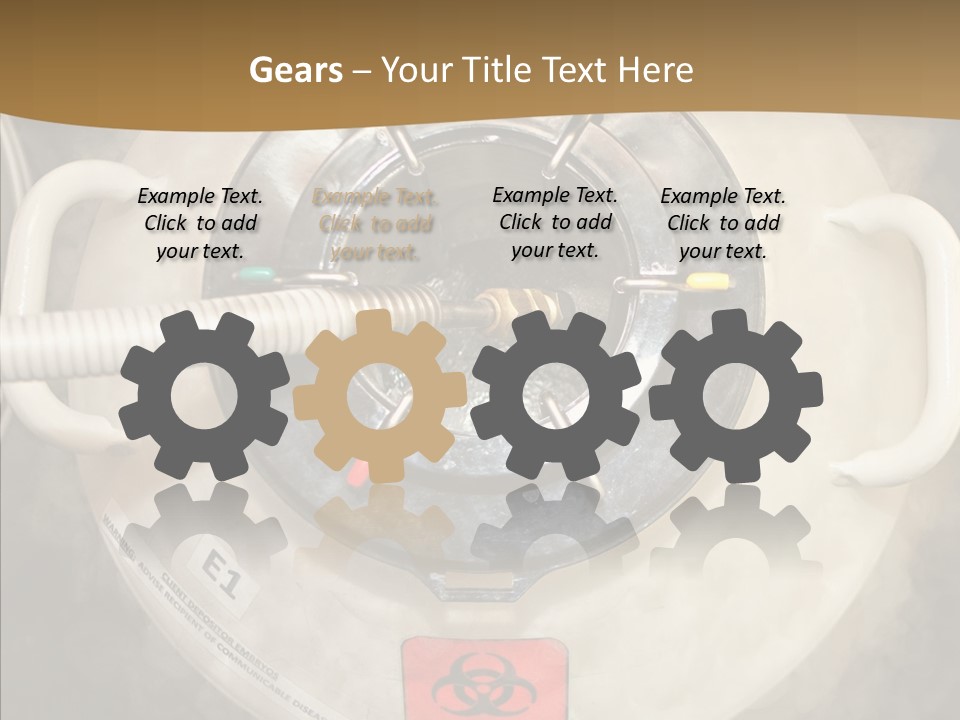 Female Science Clinic PowerPoint Template