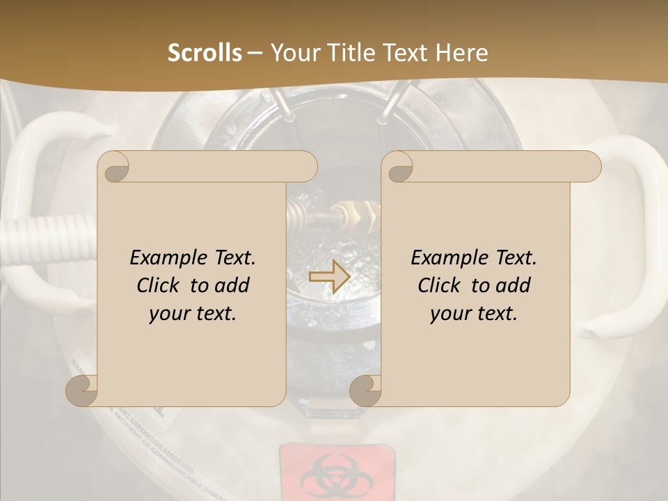 Female Science Clinic PowerPoint Template