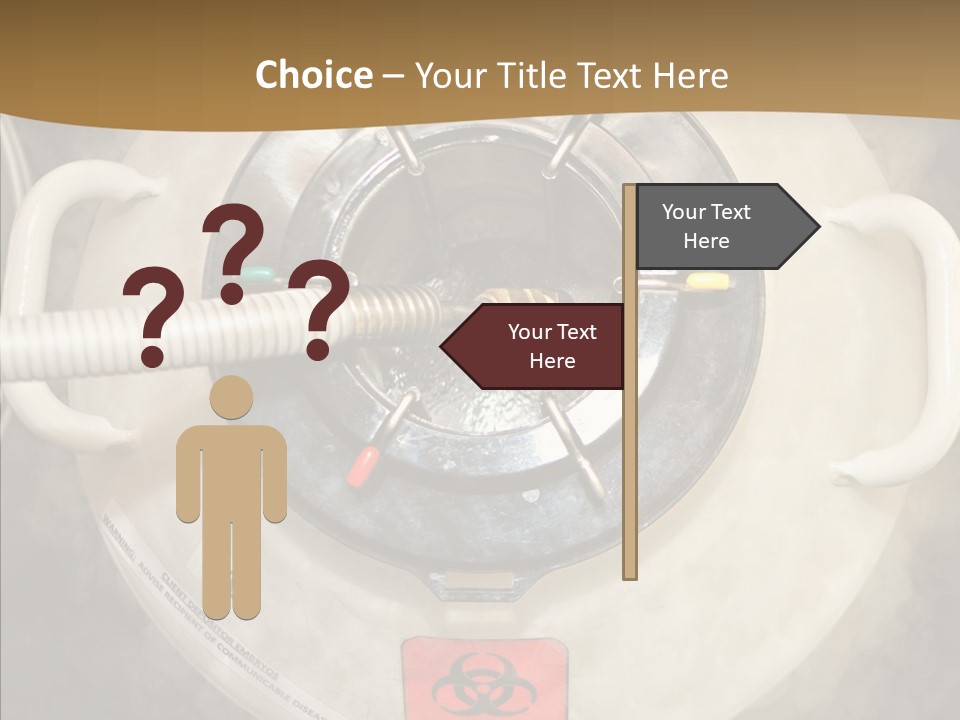 Female Science Clinic PowerPoint Template