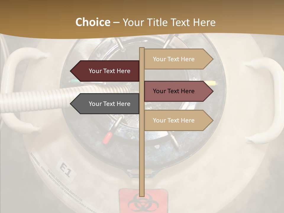 Female Science Clinic PowerPoint Template