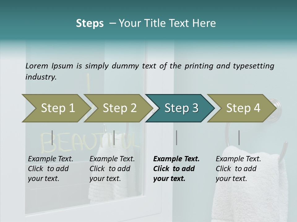 Self Esteem Lovely Beautiful PowerPoint Template