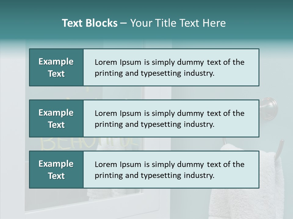 Self Esteem Lovely Beautiful PowerPoint Template