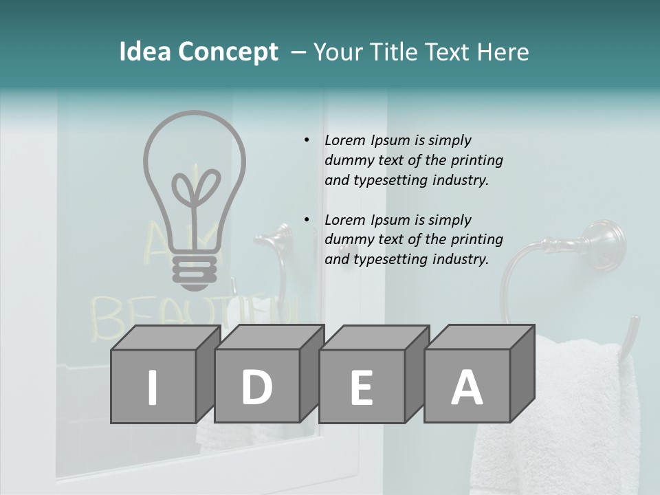 Self Esteem Lovely Beautiful PowerPoint Template