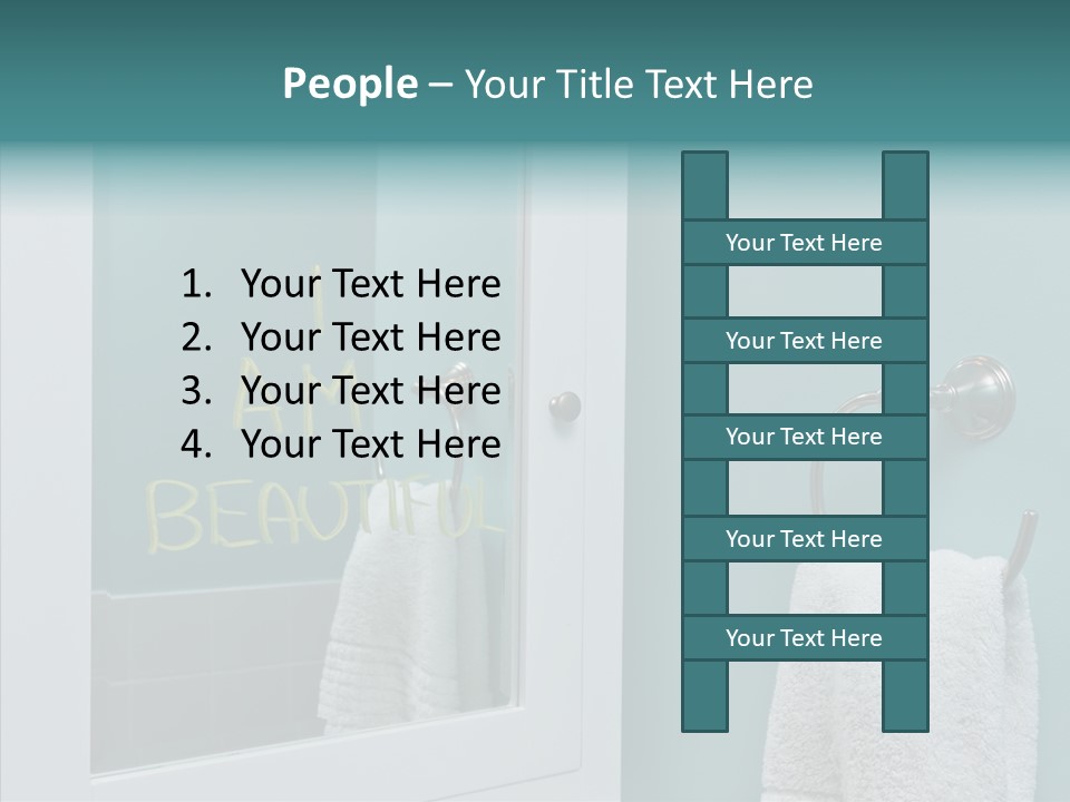 Self Esteem Lovely Beautiful PowerPoint Template