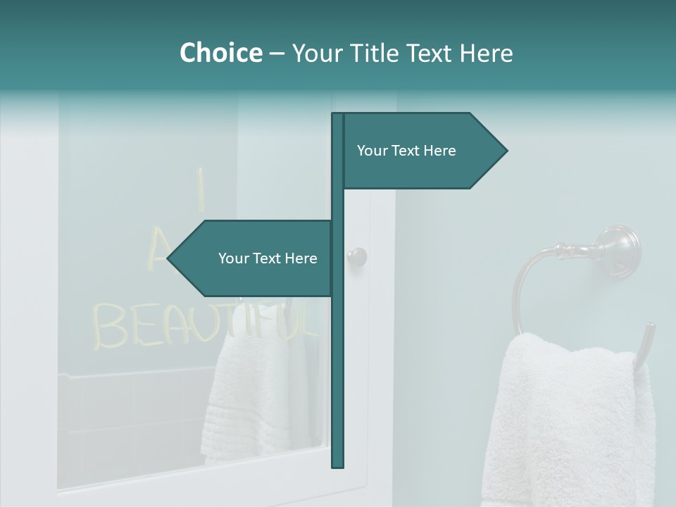 Self Esteem Lovely Beautiful PowerPoint Template