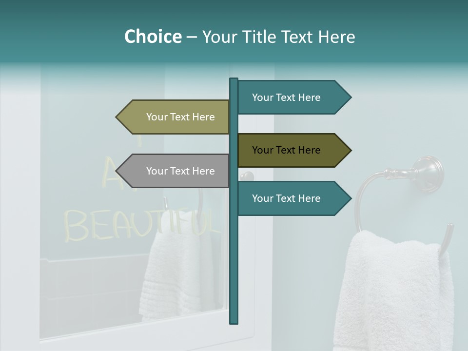 Self Esteem Lovely Beautiful PowerPoint Template