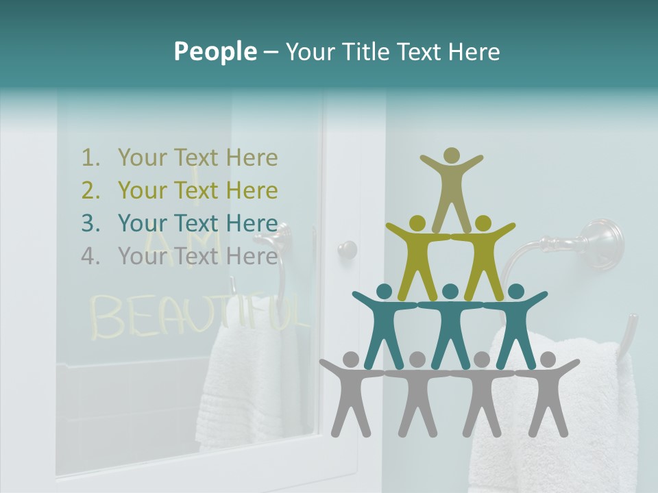 Self Esteem Lovely Beautiful PowerPoint Template