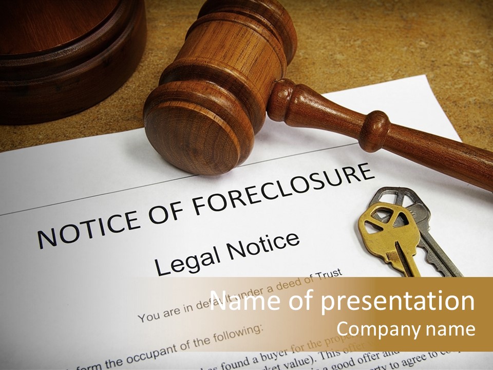 Contract Homeownership Legal PowerPoint Template