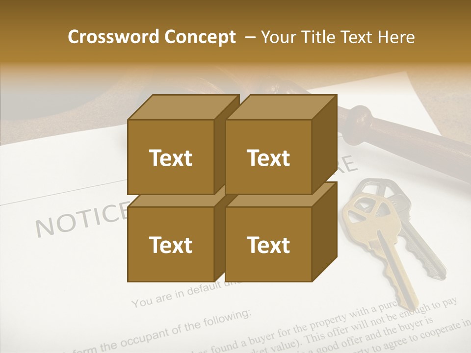 Contract Homeownership Legal PowerPoint Template