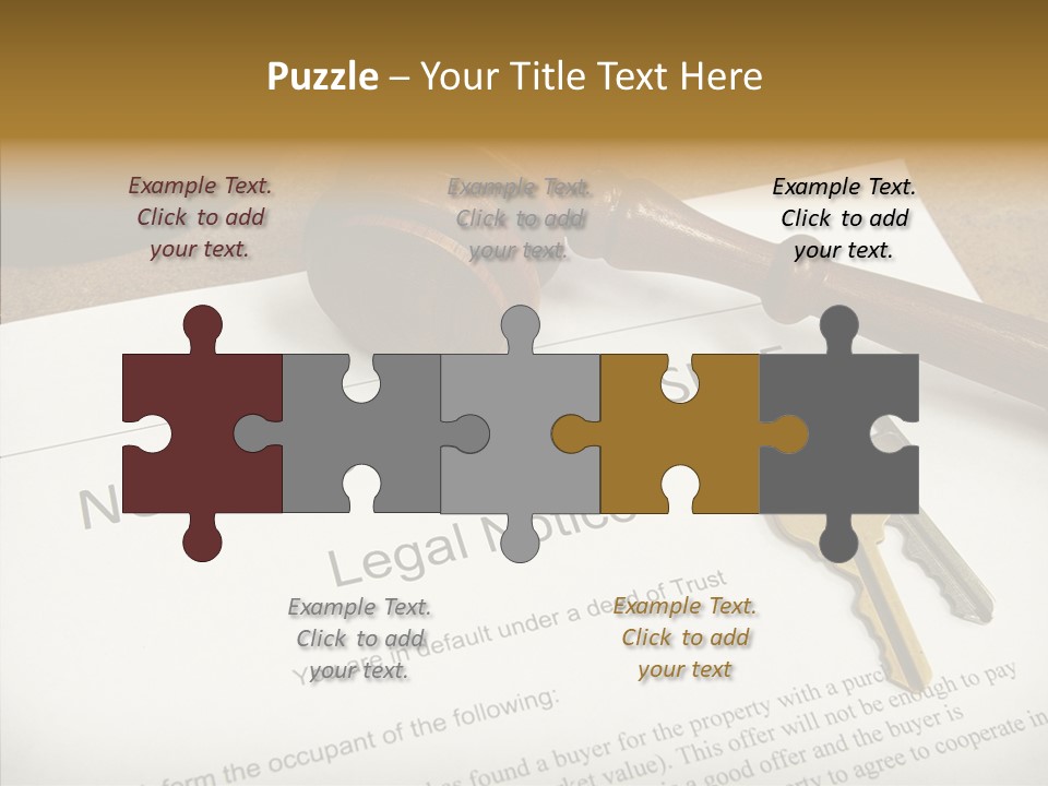 Contract Homeownership Legal PowerPoint Template