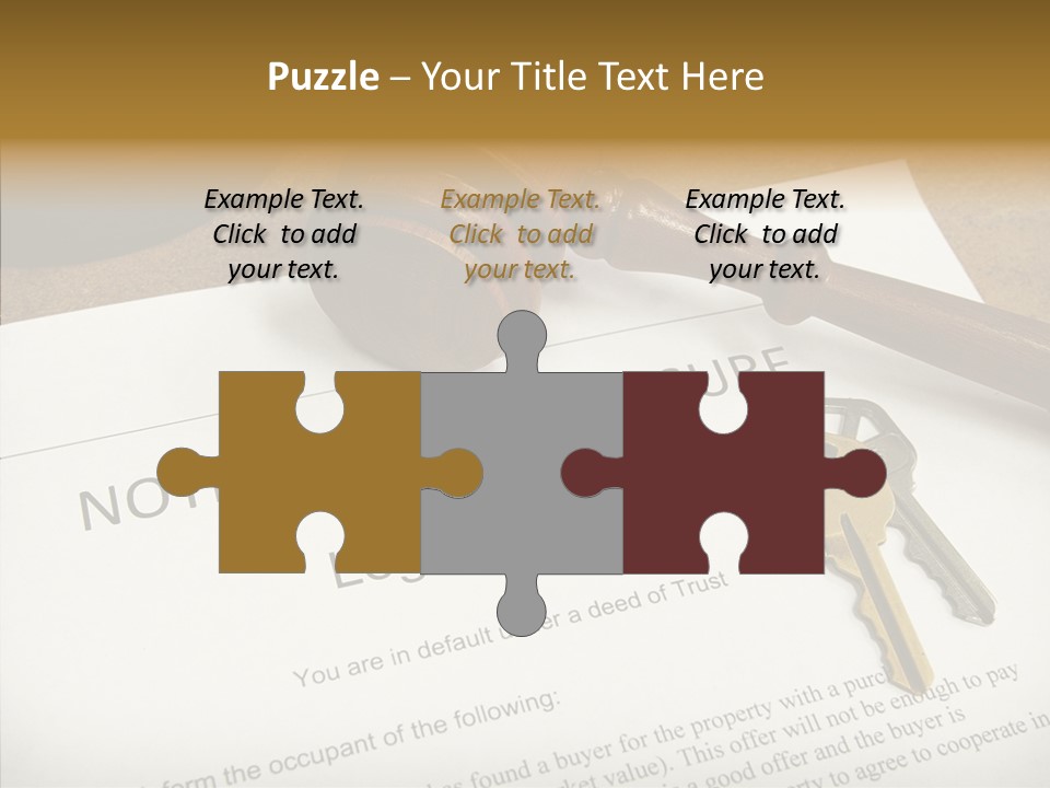 Contract Homeownership Legal PowerPoint Template