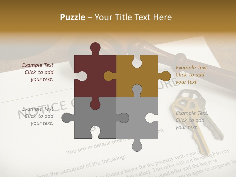 Contract Homeownership Legal PowerPoint Template